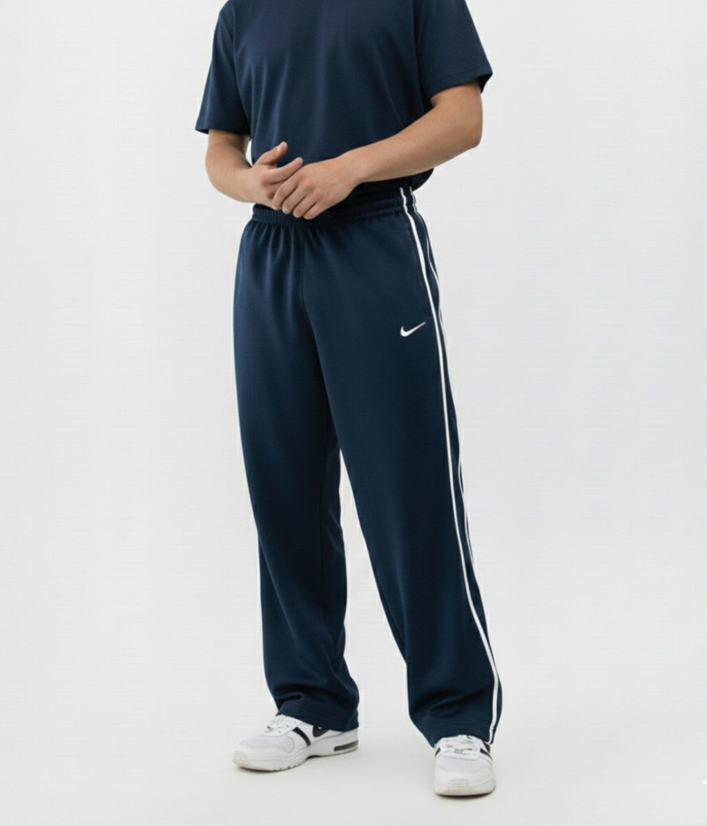 Nike Men’s Straight Cut Y2K Sweatpants, Navy (Cotton Fleece)