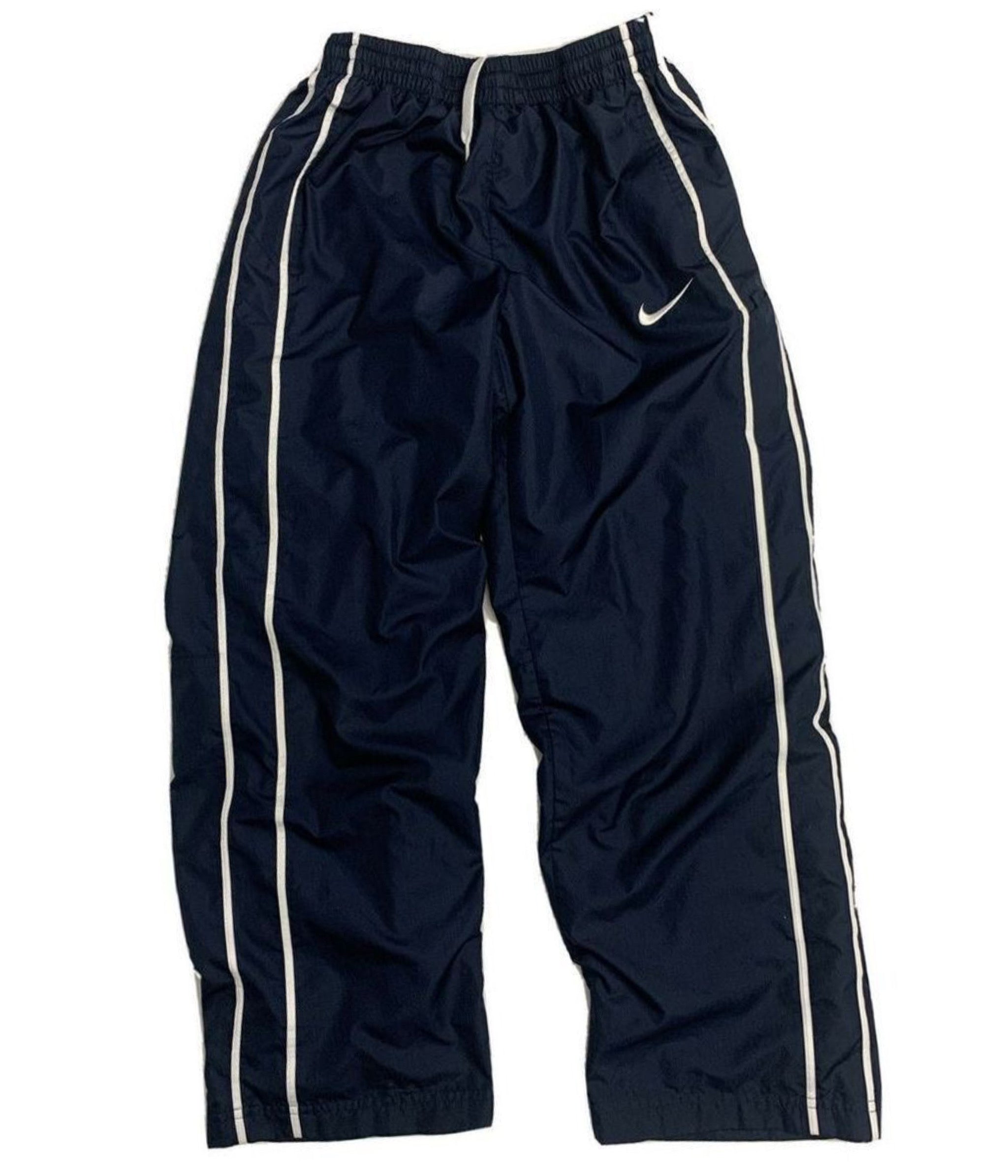 Nike Dri-Fit Straight Cut Y2K Track Pants, Navy (Nylon)