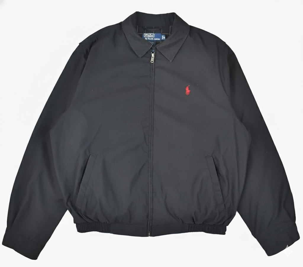 Ralph Lauren Vintage Harrington Jacket, Black (Export Surplus)