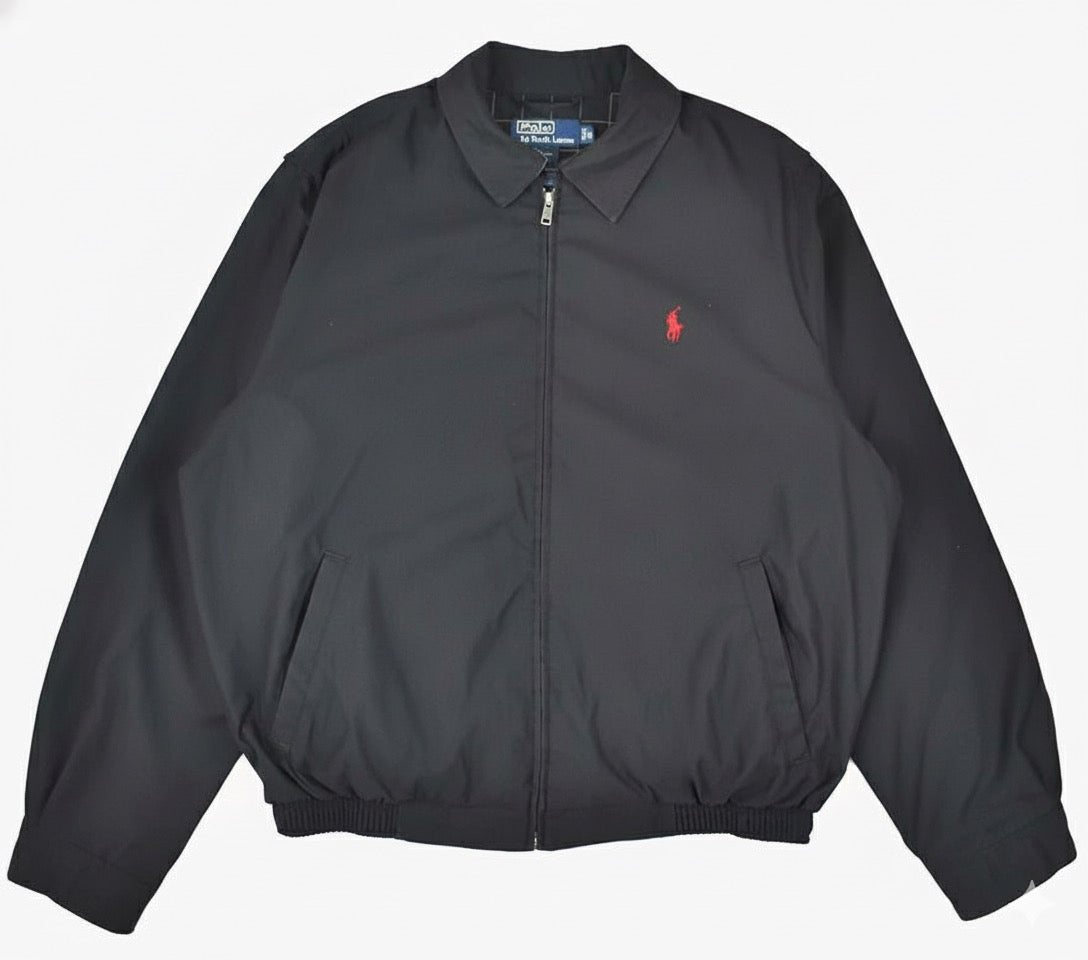 Ralph Lauren Vintage Harrington Jacket, Black (Export Surplus)