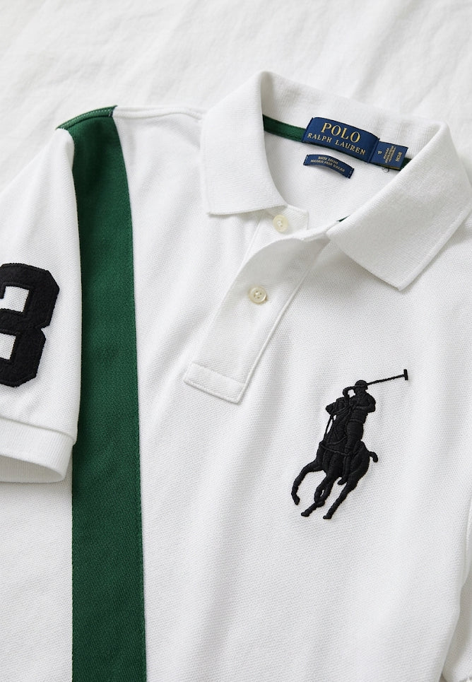 Ralph Lauren Big Pony Stripe, White