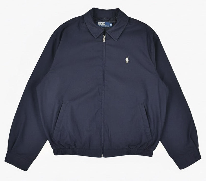 Ralph Lauren Vintage Light-Weight Harrington Jacket, Navy (Export Surplus)