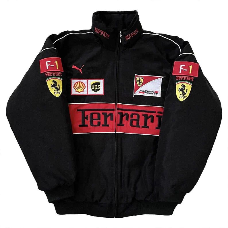 Ferrari Vintage Jacket F1-Formula 1, Black