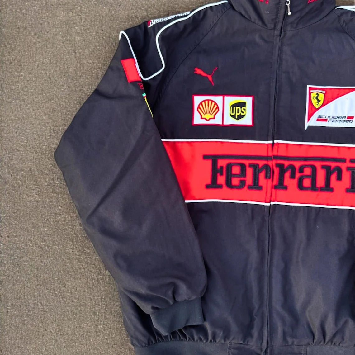 Ferrari Vintage Jacket F1-Formula 1, Black
