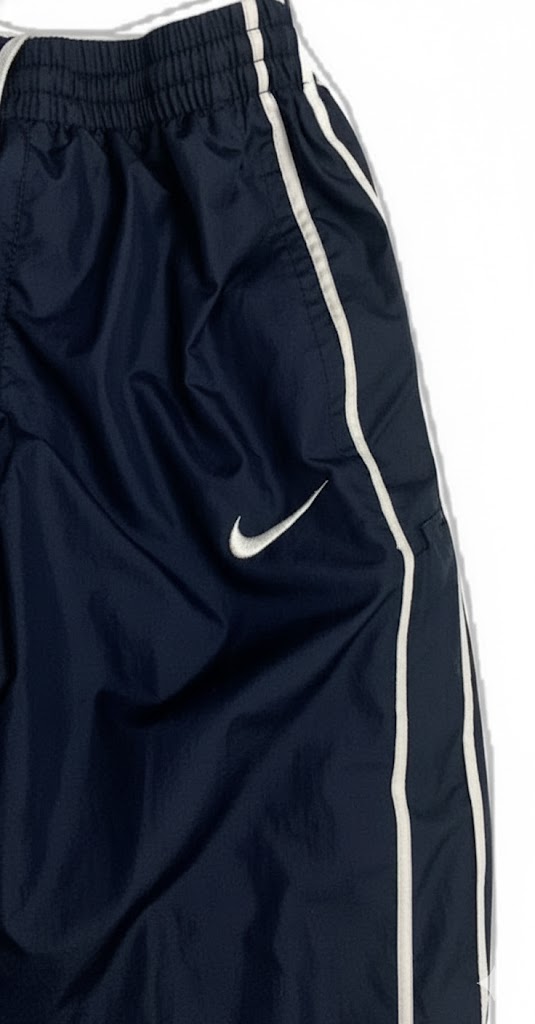 Nike Dri-Fit Straight Cut Y2K Track Pants, Navy (Nylon)
